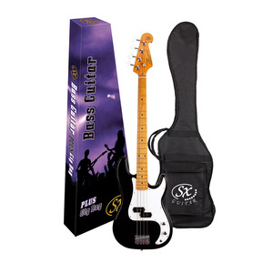 SX SPB57+/BK - Бас гитара с чехлом Изображение