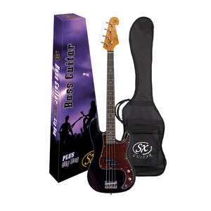 SX SPB62+/BK - Бас гитара с чехлом Изображение