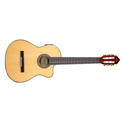VALENCIA VC564CE - 4/4 классическая гитара с вырезом и подключением Изображение