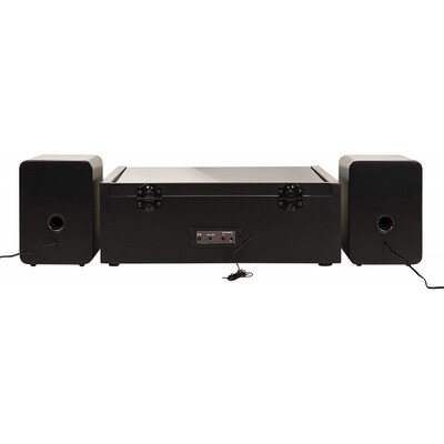 Вініловий програвач Crosley Coda Shelf System (Black) Зображення