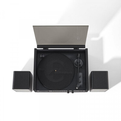 Виниловый проигрыватель Crosley Coda Shelf System (Silver) Изображение