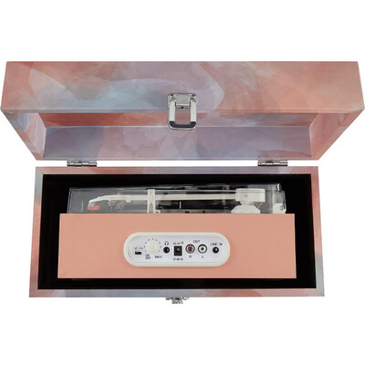 Виниловый проигрыватель Crosley Fusion Turntable + Case Combo (Watercolor) Изображение