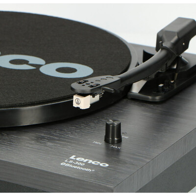 Виниловый проигрыватель Lenco LS-300BK Изображение