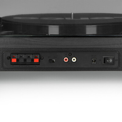 Виниловый проигрыватель Lenco LS-300BK Изображение