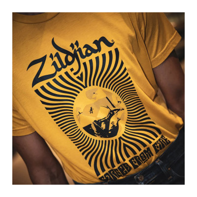 ZILDJIAN LIMITED EDITION 400TH ANNIVERSARY 60'S ROCK T-SHIRT XL Футболка Изображение