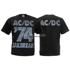 Футболка AC/DC - 74 Jailbreak (графит) Изображение