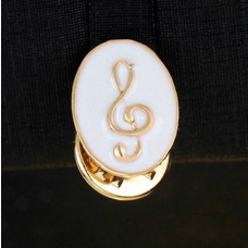 Сувенирная брошь "Скрипичный ключ" Изображение