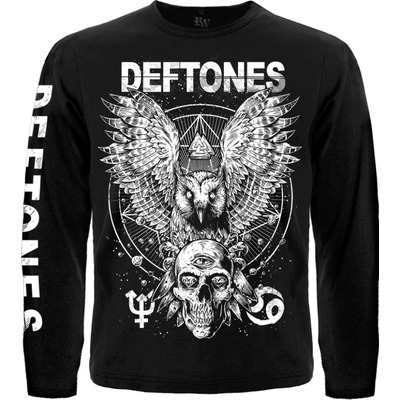 Футболка з довгим рукавом Deftones (Owl and Skull) Зображення
