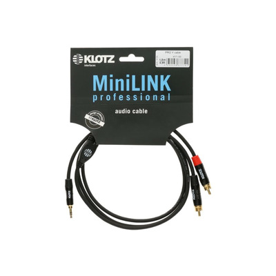 Кабель коммутационный Klotz Minilink Pro Y-Cable Black 0.9 m (KY7-090) Изображение