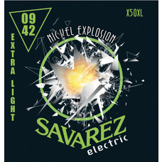 Струни для електрогітари Savarez X50XL Nickel Explosion Extra Light Tension Зображення