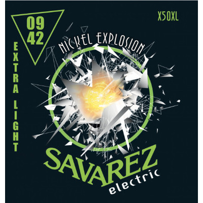 Струны для электрогитары Savarez X50XL Nickel Explosion Extra Light Tension Изображение