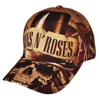 Бейсболка full print Guns N' Roses (skull) Зображення