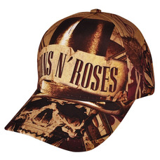 Бейсболка full print Guns N' Roses (skull) Изображение