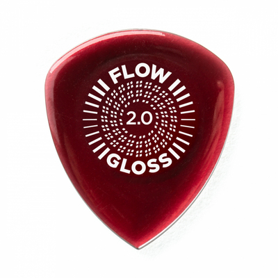 Медіатори DUNLOP FLOW GLOSS PICK 2.0MM 550R2.0 (12шт.) Зображення