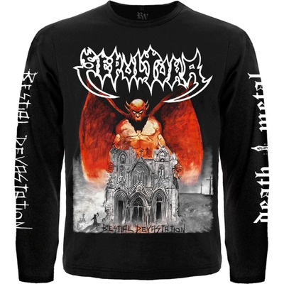 Футболка з довгим рукавом Sepultura "Bestial Devastation" Зображення