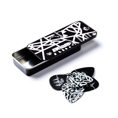 Медиаторы Dunlop Van Halen Star Guitar EVHPT06 Pick Tin Изображение