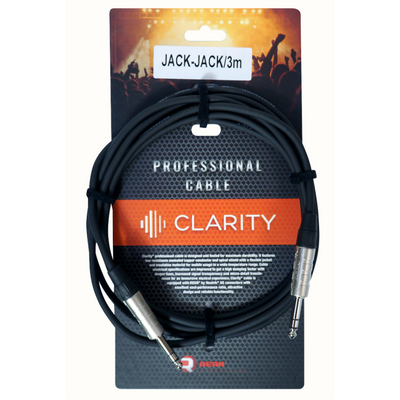 Професійний симетричний кабель Clarity JACK-JACK/3m Зображення