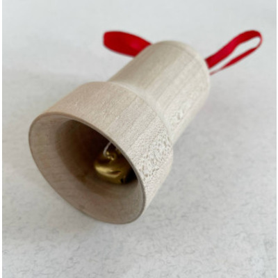 Розфарбуй сам дзвіночок середній Руди червона стрічка Зображення