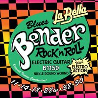 Струни для електрогітари La Bella B1150 Blues Bender Electric Guitar Strings 11-50 Зображення