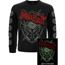 Футболка з довгим рукавом Judas Priest "Invincible Shield" (світиться в темряві) Зображення
