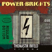 Комплект струн Thomastik Power-Brights Regular Bottom (extra soft) для електро-гітари Зображення