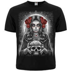 Футболка Muerte (skull and roses) Изображение