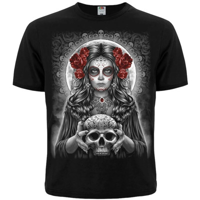 Футболка Muerte (skull and roses) Изображение