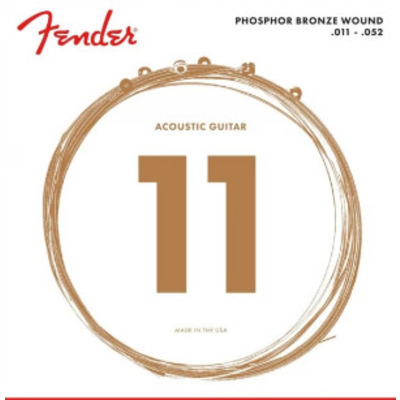 Струни для акустичної гітари Fender 60CL Зображення