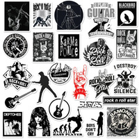 Набор стикеров Rock’n’Roll Star (stk-061) 50 шт Изображение