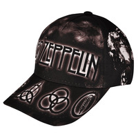 Бейсболка full print Led Zeppelin "Zoso" (brown) Изображение