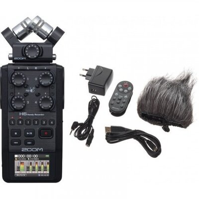 Комплект из рекордера Zoom H6 BLK SET Изображение