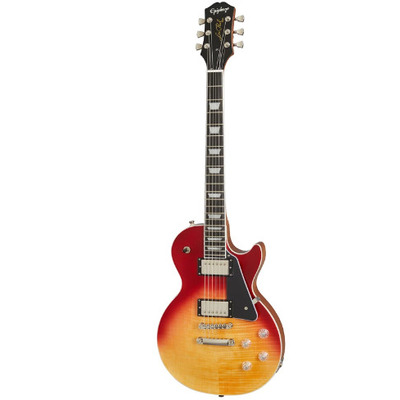 Електрогітара EPIPHONE Les Paul Modern Figured Magma Orange Fade Зображення