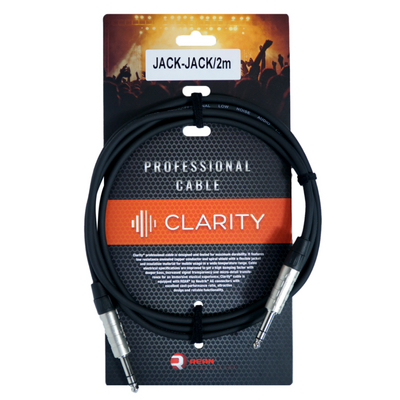 Професійний симетричний кабель Clarity JACK-JACK/2m Зображення
