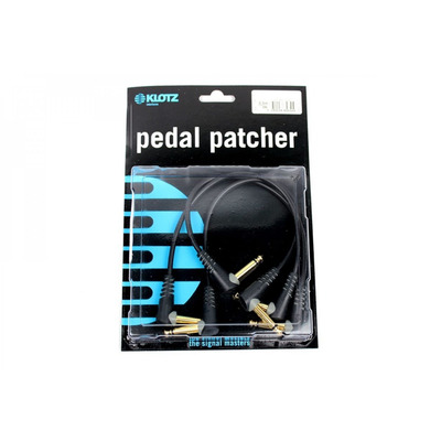 Кабель інструментальний Klotz Entry Level Pedal Patcher 30 Cm Angled (PP-AJJ0030) Зображення