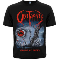 Футболка Obituary "Cause of Death" Изображение