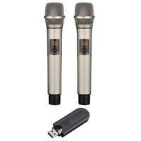 Бездротова мікрофонна радіо система Takstar USB UF-220B Зображення