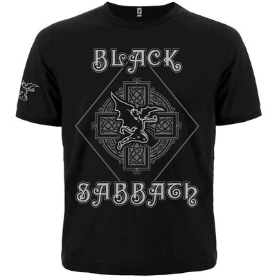 Футболка Black Sabbath (cross and logo) Зображення