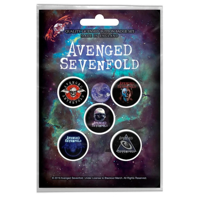 Подарунковий набір значків AVENGED SEVENFOLD - THE STAGE (iol-049) Зображення