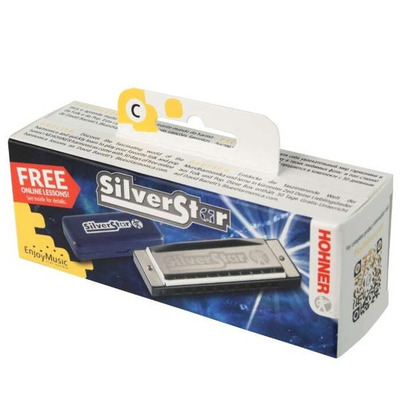 Губная гармошка Hohner M5040167 Silver Star C Box Small Изображение