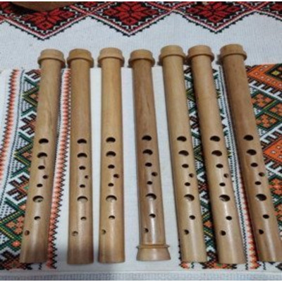 Сопілка хроматична “Звичайна” сопрано, майстрова, граб Зображення