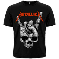 Футболка Metallica (Skull Sign of the Horns) black Изображение