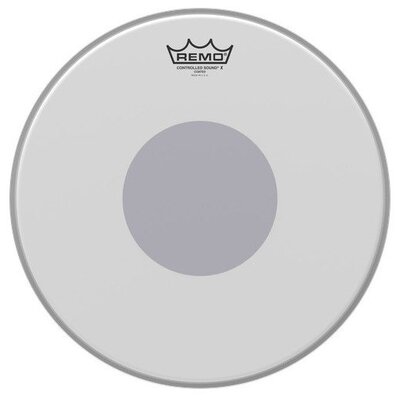 Пластик REMO CX-0114-10 BAT/ CONT SOUND X/COAT 14" BK DOT BOTTOM Зображення