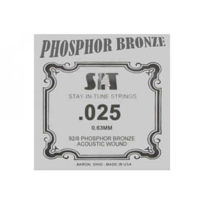 Струна для акустичної гітари Sit Strings 025B Зображення