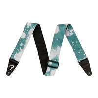 Ремень гитарный FENDER STRAP TIE DYE ACID WASH TEAL Изображение