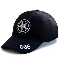 Бейсболка Пентаграма 666 Зображення