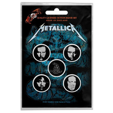 Подарунковий набір значків METALLICA - WHEREVER I MAY ROAM (iol-033) Зображення