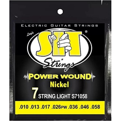 Струны для электрогитар SIT STRINGS S71058 Изображение
