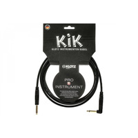 Кабель інструментальний Klotz KIK Instrument Cable Black Angled 3 m Gold (KIKKG3.0PRSW) Зображення