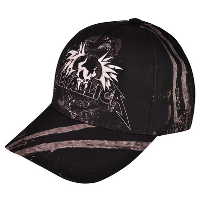Бейсболка full print Metallica (skull logo) Зображення