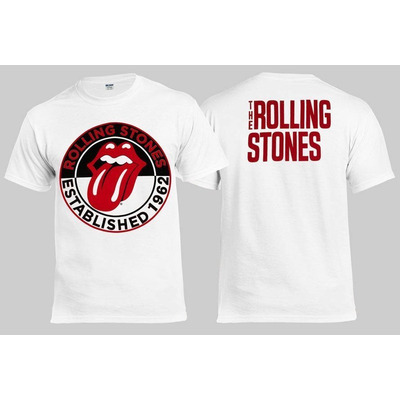 Футболка ROLLING STONES Established 1962 белая Изображение